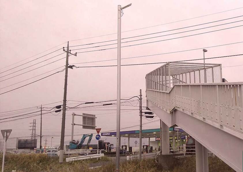 H31高崎管内道路照明灯改修工事の施工