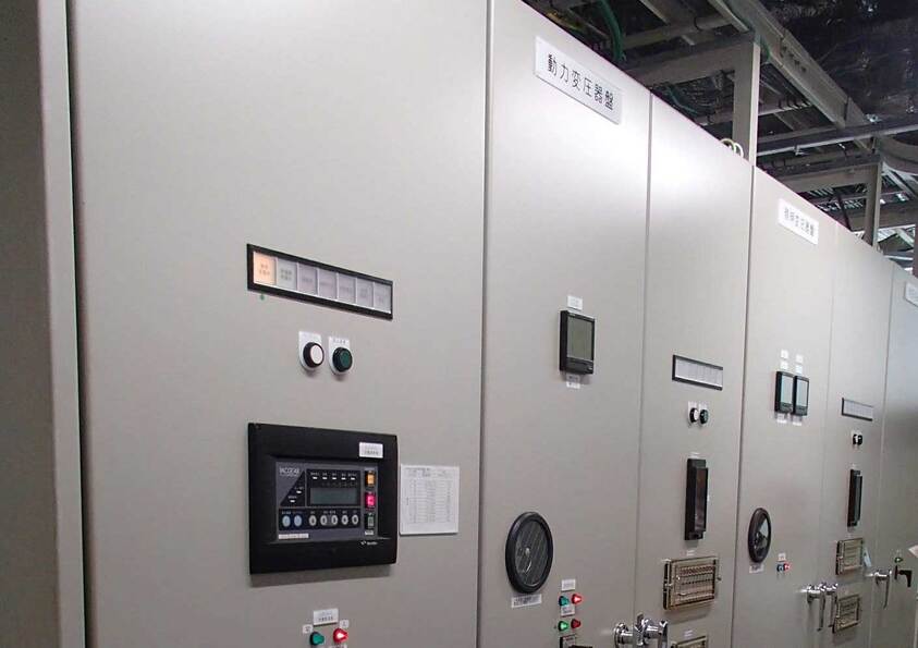 本社外受変電設備工事の施工