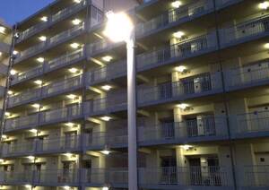 さいたま市営春野団地ほか1住宅街灯改修工事の施工