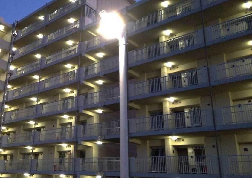 さいたま市営春野団地ほか1住宅街灯改修工事の施工